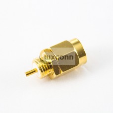 PCB SMA Connector Welding Plate Male Straight Panel Mount Rear Bulkhead