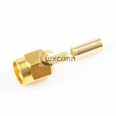 SMA Plug Connector Straight for RG174/RG316/LMR100 Crimp Type