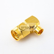 SMA Cable Semi-soft/semi-rigid-3 Male 90 Degree Solder Type Connector