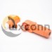 Energy Storage Connector IP65 Right Angle Plug and Socket 350A 12mm Orange Surlok Plus Energy Storage Connector IP65 Right Angle Plug and Socket 350A 12mm Orange Surlok Plus