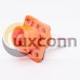 Energy Storage Connector IP65 Right Angle Plug and Socket 350A 12mm Orange Surlok Plus Energy Storage Connector IP65 Right Angle Plug and Socket 350A 12mm Orange Surlok Plus
