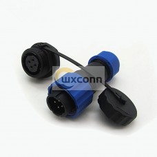Aviation Connector SP17 Series Connector male Plug & FeMale Socket back mount SP17 4 pin Connector Aviation Connector SP17 Series Connector male Plug & FeMale Socket back mount SP17 4 pin Connector