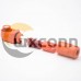 Energy Storage Connector IP65 Right Angle Plug and Socket 350A 12mm Orange Surlok Plus Energy Storage Connector IP65 Right Angle Plug and Socket 350A 12mm Orange Surlok Plus