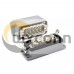Heavy Duty Power Connector Hasp H16B Female Butt-joint Male 20Pin Silver Plating Size M32 Bulkhead Mounting Heavy Duty Power Connector Hasp H16B Female Butt-joint Male 20Pin Silver Plating Size M32 Bulkhead Mounting