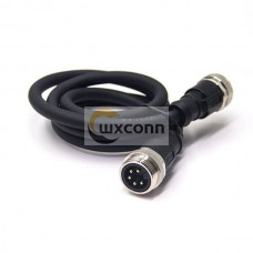 7/8" Series Connector 5 Pin Female to Female Straight Connector With Double ended Cable Over molded Cable 1M UnShielded 7/8" Series Connector 5 Pin Female to Female Straight Connector With Double ended Cable Over molded Cable 1M UnShielded