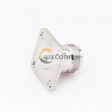 N Type Connector Solder Female Straight Welding Plate 4 Hole Flange for PCB Mount N Type Connector Solder Female Straight Welding Plate 4 Hole Flange for PCB Mount