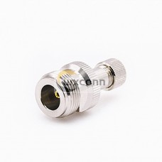 N Female Connector Straight Clamp for Semi-rigid 141 Cable