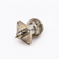 Type N RF Connector Welding Plate 4 Hole Flange Female Straight Solder for PCB Mount Type N RF Connector Welding Plate 4 Hole Flange Female Straight Solder for PCB Mount
