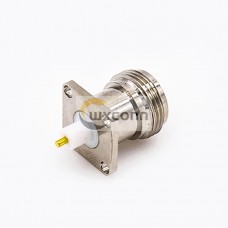 N PCB Mount Connector Welding Plate 4 Hole Flange Straight Female Solder N PCB Mount Connector Welding Plate 4 Hole Flange Straight Female Solder