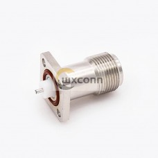 Chassis Mount N Type Connector Welding Plate 4 Hole Flange Waterproof Straight Female Solder for PCB Mount Chassis Mount N Type Connector Welding Plate 4 Hole Flange Waterproof Straight Female Solder for PCB Mount