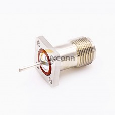 Connector Chassis Mount Type N Welding Plate 4 Hole Flange Waterproof Straight Female Solder for PCB Mount Connector Chassis Mount Type N Welding Plate 4 Hole Flange Waterproof Straight Female Solder for PCB Mount