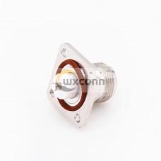 N Waterproof Type Connector Welding Plate 4 Hole Flange Straight Female Solder for PCB Mount N Waterproof Type Connector Welding Plate 4 Hole Flange Straight Female Solder for PCB Mount