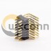 Male Pin Header Right Angled Dual Row 1.27mm Center Spacing Through Hole  5（PCS）