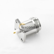 Solder Connector N Type Welding Plate 4 Hole Flange Straight Female for PCB Mount Solder Connector N Type Welding Plate 4 Hole Flange Straight Female for PCB Mount