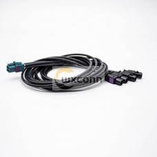 LVDS Cable Connector HSD 6Pin A Code Plug to Plug Assembly 1M LVDS Cable Connector HSD 6Pin A Code Plug to Plug Assembly 1M