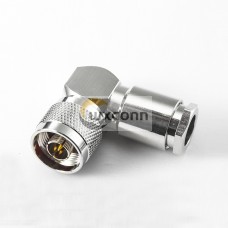Right Angle N Connector Male Clamp for 7D-FB LMR400