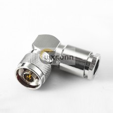 N Type Right Angle Connector Male Clamp for SYV50-7 RG213 N Type Right Angle Connector Male Clamp for SYV50-7 RG213