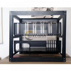 6 GPU DIY Miner Mining Case Open Air Frame Mining Miner Rig Case W/ 3x Fans For ETH BTC Ethereum 6 GPU DIY Miner Mining Case Open Air Frame Mining Miner Rig Case W/ 3x Fans For ETH BTC Ethereum