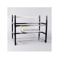 Aluminum Open Air Mining Stackable Frame Rig Case 14 GPU For ETH Ethereum ZCash Bitcoin Silver