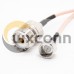 RF Cable Connector Types UHF Female SO239 to F Type Male Cable Assembly RG316 15cm