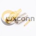 MMCX Coaxial Connector Male Straight Gold Plated Crimp Type