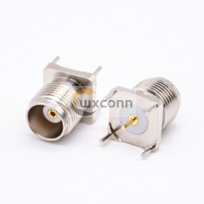 TNC Connector Videos Straight Jack for PCB Mount TNC Connector Videos Straight Jack for PCB Mount