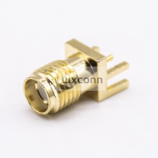 SMA Straight Edge Mount Female PCB Connector SMA Straight Edge Mount Female PCB Connector