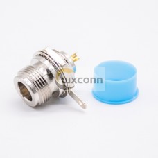 N Type Connector Bulkhead Female 180 Degree Solder Type N Type Connector Bulkhead Female 180 Degree Solder Type