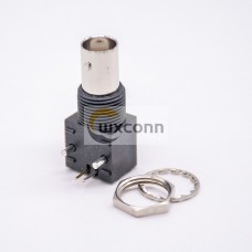 BNC Connector Discount Auto Black Angled Jack for PCB BNC Connector Discount Auto Black Angled Jack for PCB