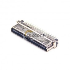 SCSI Connector 68 PIN VHDCI Male Straight Edge Mount PCB Mount SCSI Connector 68 PIN VHDCI Male Straight Edge Mount PCB Mount