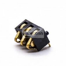 Connector 3Pin Battery Connector Gold Plating 3.7H 2.5MM Pitch PCB Mount Connector 3Pin Battery Connector Gold Plating 3.7H 2.5MM Pitch PCB Mount