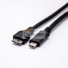 USB Type C Charging to USB type B 3.0 Cord Wire for Wire Cable 1M USB Type C Charging to USB type B 3.0 Cord Wire for Wire Cable 1M