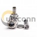 SMB Plug Connector Right Angled Crimp Type for Cable Nickel Plating SMB Plug Connector Right Angled Crimp Type for Cable Nickel Plating