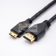 Male HDMI to Mini HDMI plug Straight Adapter Cable 1M Male HDMI to Mini HDMI plug Straight Adapter Cable 1M