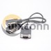 15pin DB Male Left angle Cable to 15pin Female&9pin Male Overmold Type 0.3M 15pin DB Male Left angle Cable to 15pin Female&9pin Male Overmold Type 0.3M