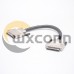 Metallic Shell VHDCI Male to Male 68pin  Straight Overmolded Cable Fixed with screws 0.2M
