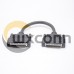 50pin SCSI Cable Male to Male Straight Overmolded Cable 0.2M 50pin SCSI Cable Male to Male Straight Overmolded Cable 0.2M