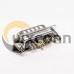 D SUB Male Power Connector 11w1 Straight Through Hole for PCB Mount D SUB Male Power Connector 11w1 Straight Through Hole for PCB Mount