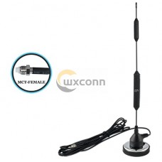 Auto Cell Antenna, 2" Magnet Base, 14" Tall, 10ft Cable, MCT Connector Auto Cell Antenna, 2" Magnet Base, 14" Tall, 10ft Cable, MCT Connector