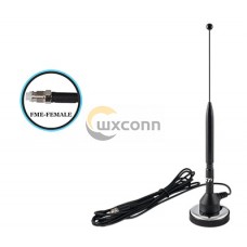 Auto Cell Antenna, 2" Magnet Base, 11" Long, 10ft Cable, FME Connector Auto Cell Antenna, 2" Magnet Base, 11" Long, 10ft Cable, FME Connector