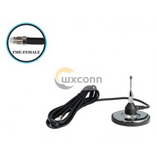 Auto Cell Antenna, 3.25" Mag. Base, 2" Tall, 11 ft. Cab., FME Conn. Auto Cell Antenna, 3.25" Mag. Base, 2" Tall, 11 ft. Cab., FME Conn.