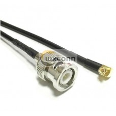 BNC Male To MCX Male Right Angle 1m Cable RG174 BNC Male To MCX Male Right Angle 1m Cable RG174