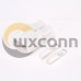 1 Way Power Connector Quick Connect Disconnect 600V 45Amp Battery Cable Connector for 10AWG Cable-White