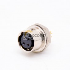 Hirose HR10A-7R-4S, 4 Pole Straight Panel Mount Circular Connector,Female sockets,Solder cup Hirose HR10A-7R-4S, 4 Pole Straight Panel Mount Circular Connector,Female sockets,Solder cup