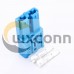 2 Way Power Connector Quick Connect Disconnect 600V 40Amp Battery Cable Connector (Blue Housing, 10AWG) 2 Way Power Connector Quick Connect Disconnect 600V 40Amp Battery Cable Connector (Blue Housing, 10AWG)