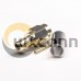 RF Connector SMA Male Straight Crimp Type for Coaxial Cable Gold Plating RF Connector SMA Male Straight Crimp Type for Coaxial Cable Gold Plating