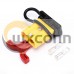 600V 50Amp Red Housing 2 Way Battery Power Cable Connector with Red Plastic T-Bar Handle and Black Rubber Dustproof Cover