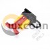 600V 50Amp Red Housing 2 Way Battery Power Cable Connector with Red Plastic T-Bar Handle and Black Rubber Dustproof Cover