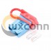 600V 50Amp Blue Housing 2 Way Battery Power Cable Connector with Red External Protective Rubber Dustproof Cover 600V 50Amp Blue Housing 2 Way Battery Power Cable Connector with Red External Protective Rubber Dustproof Cover