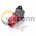 600V 120Amp Red Housing 2 Way Battery Power Cable Connector with Black External Protective Rubber Dustproof Cover 600V 120Amp Red Housing 2 Way Battery Power Cable Connector with Black External Protective Rubber Dustproof Cover